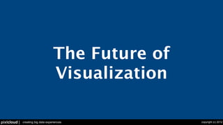 The Future of
                                    Visualization

pixlcloud |   creating big data experiences         copyright (c) 2012
 