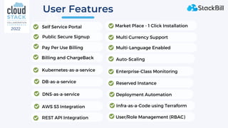 StackBill - Simplified Cloud Management Platform | PDF