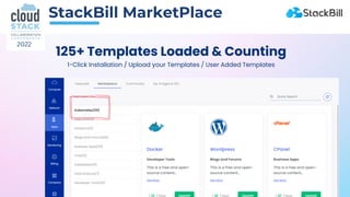 StackBill - Simplified Cloud Management Platform | PDF