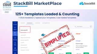StackBill - Simplified Cloud Management Platform | PDF