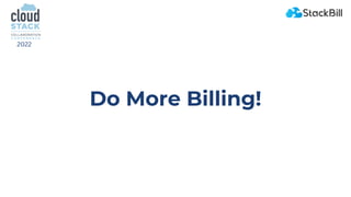 StackBill - Simplified Cloud Management Platform | PDF