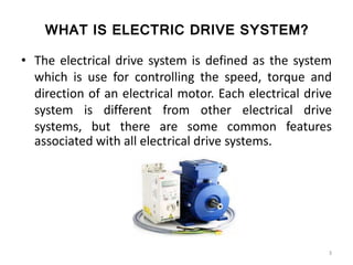 Electric drive system best sale