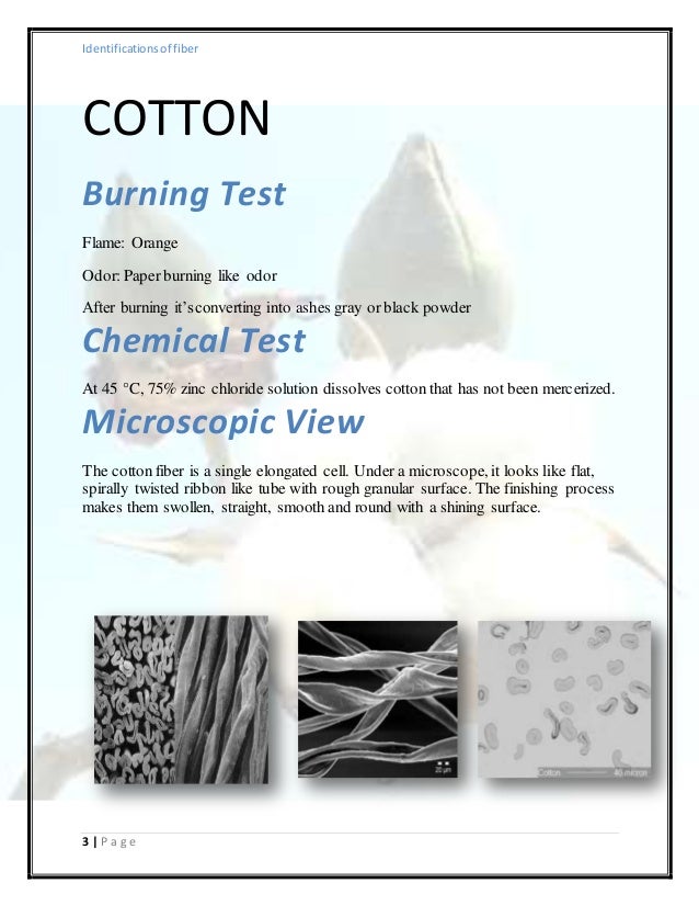 Identification of Fibers