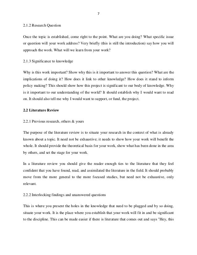 Research proposal presentation slideshare image