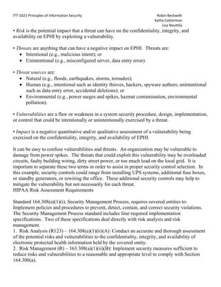 Encourage pro-active rather than re-active management