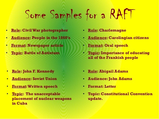 raft for social studies