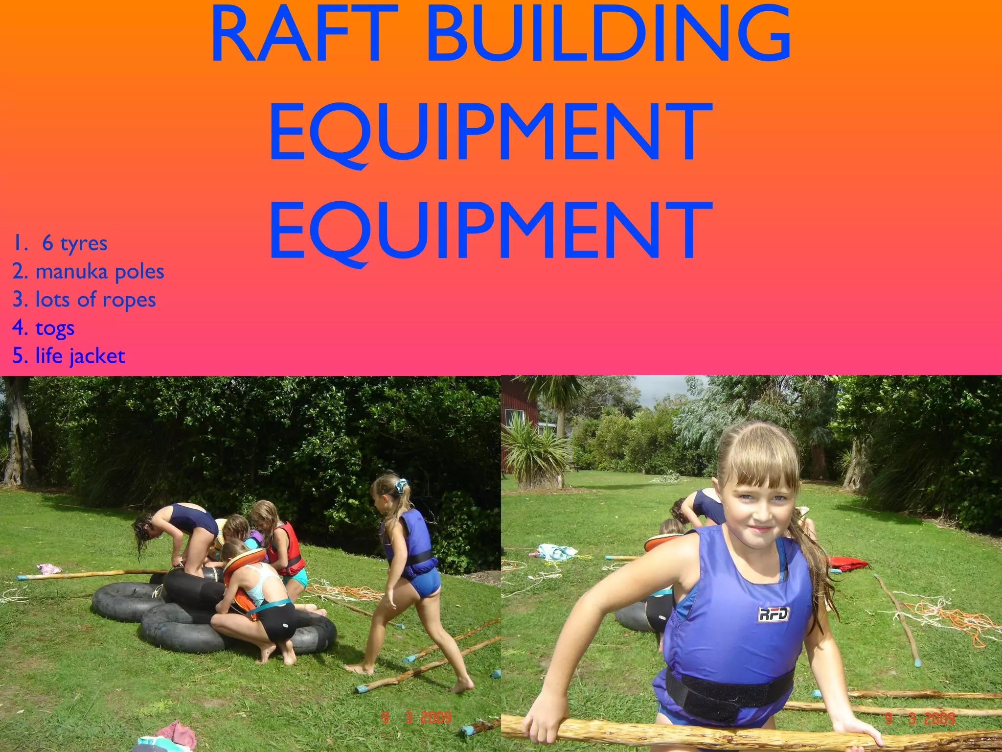 Raft Building | PPT