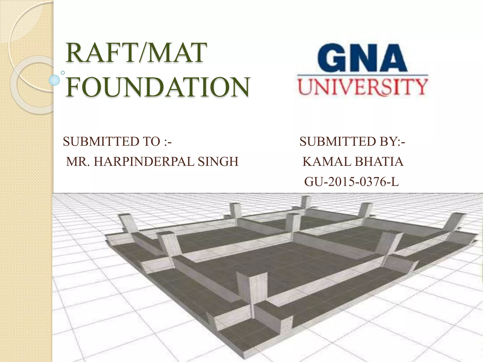 Raft foundation ppt by kamal bhatia | PPTX