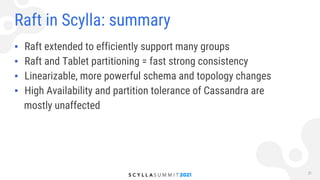 Eventually, Scylla Chooses Consistency