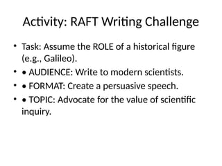 Persuasive Raft RAFT_Strategy_Fostering_Thinking_Skills.pptx
