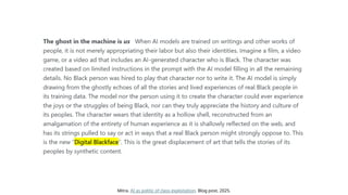 Mitra. AI as politic of class exploitation. Blog post, 2025.
 