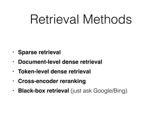 retrieval augmentation generation presentation slide part2 | PPT