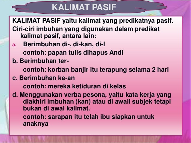 Ragam kalimat