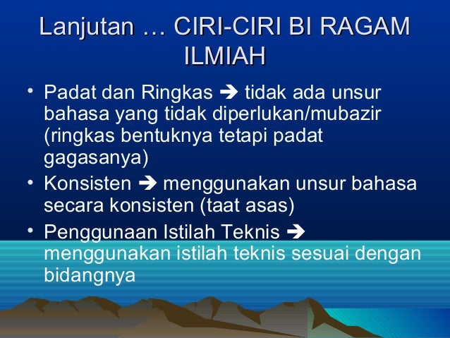 Ragam bahasa ilmiah