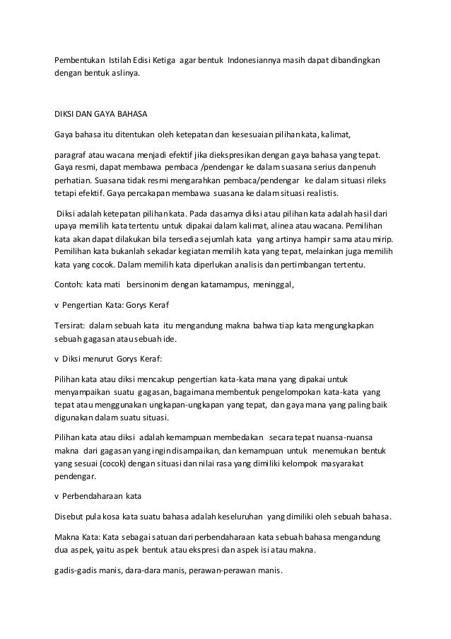 Pilihan Kata Disebut Juga Dengan Istilah - Coba Sebutkan