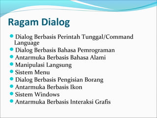 Ragam dialog | PPT