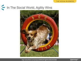 In The Social World, Agility WinsThe social businesshttp://www.flickr.com/photos/26865287@N00/2662363598/