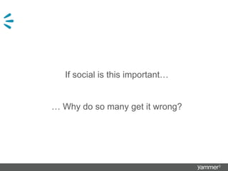 If social is this important…… Why do so many get it wrong?