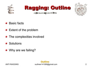 Ragging Process Ragging In India | PPT
