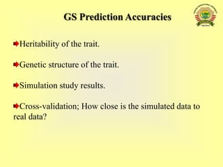 Whole Genome Selection | PPTX