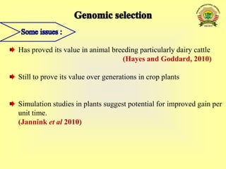 Whole Genome Selection | PPTX