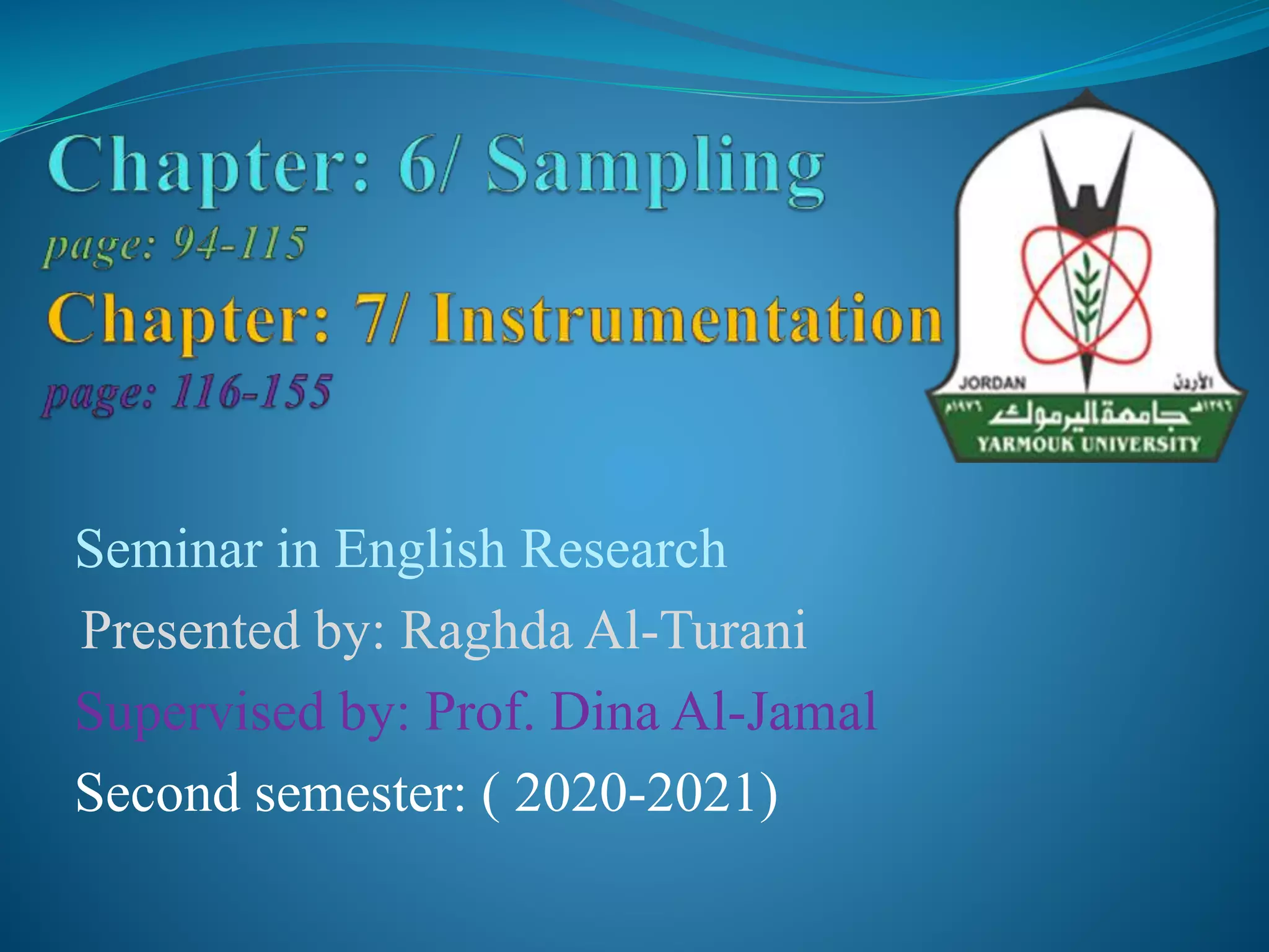 How to Design and Evaluate Research in Education | PPTX | Educational