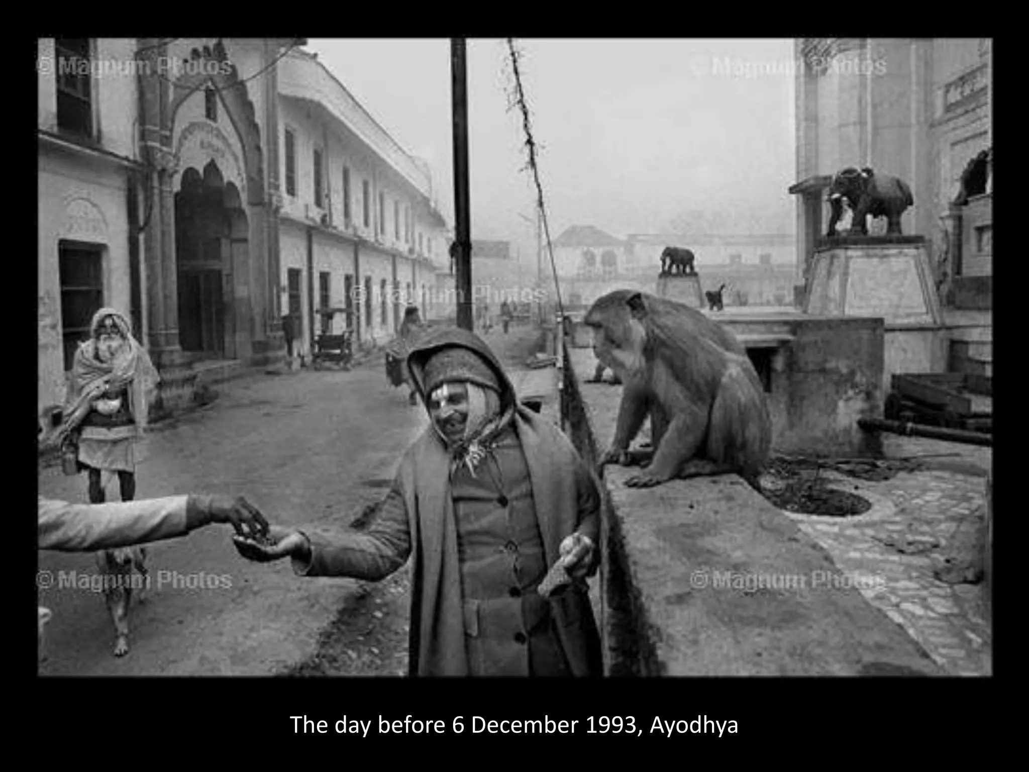 The day before 6 December 1993, Ayodhya