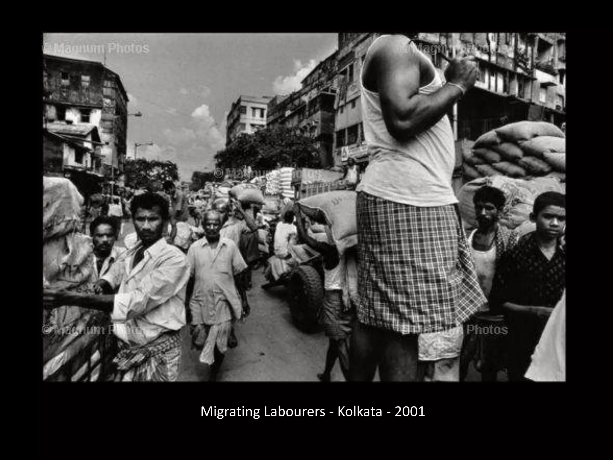 Migrating Labourers- Kolkata - 2001