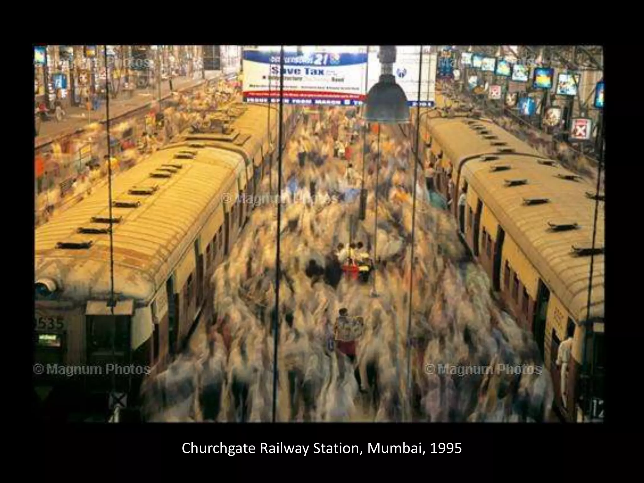 Churchgate Railway Station, Mumbai, 1995