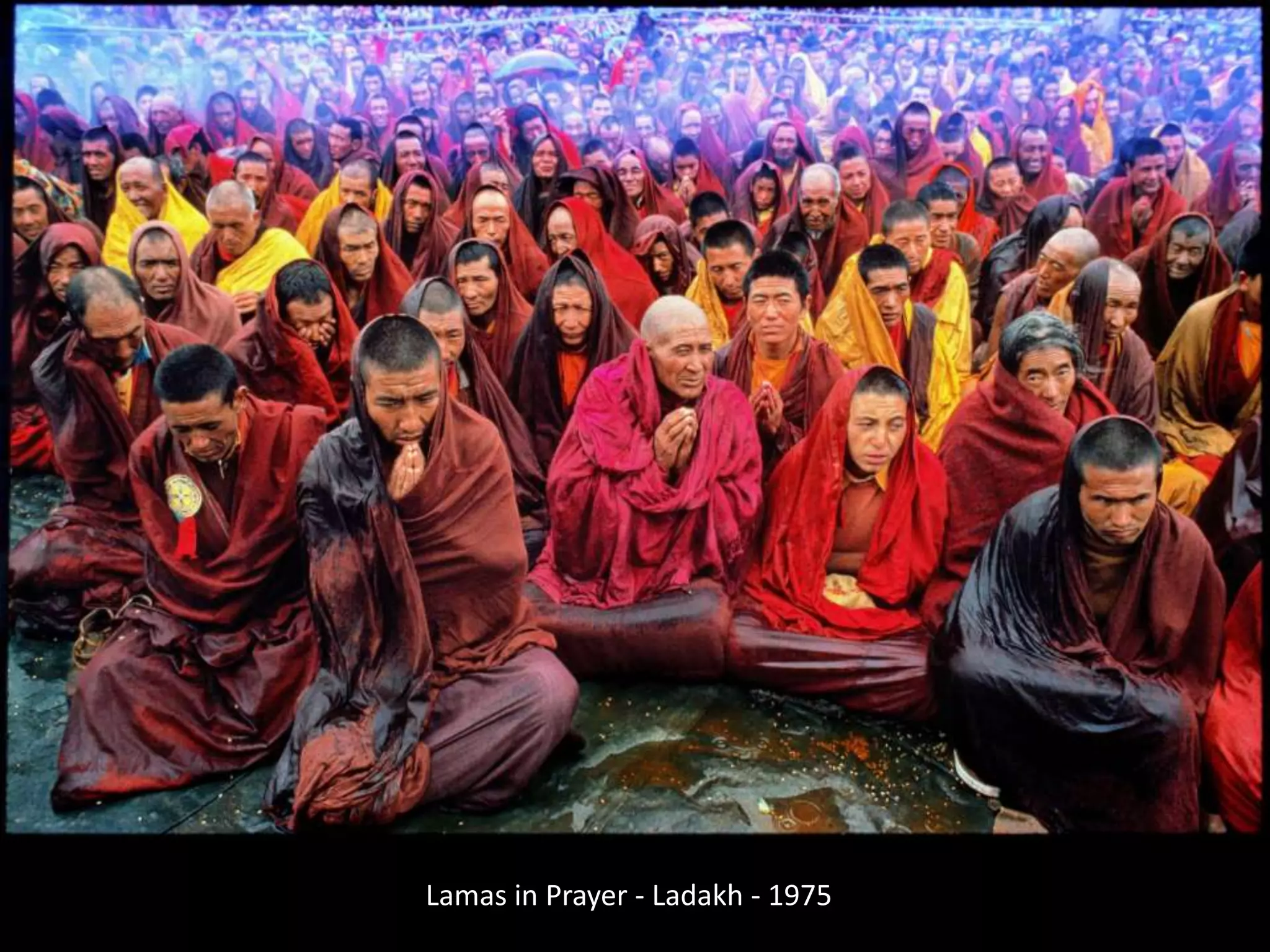 Lamas in Prayer - Ladakh- 1975
