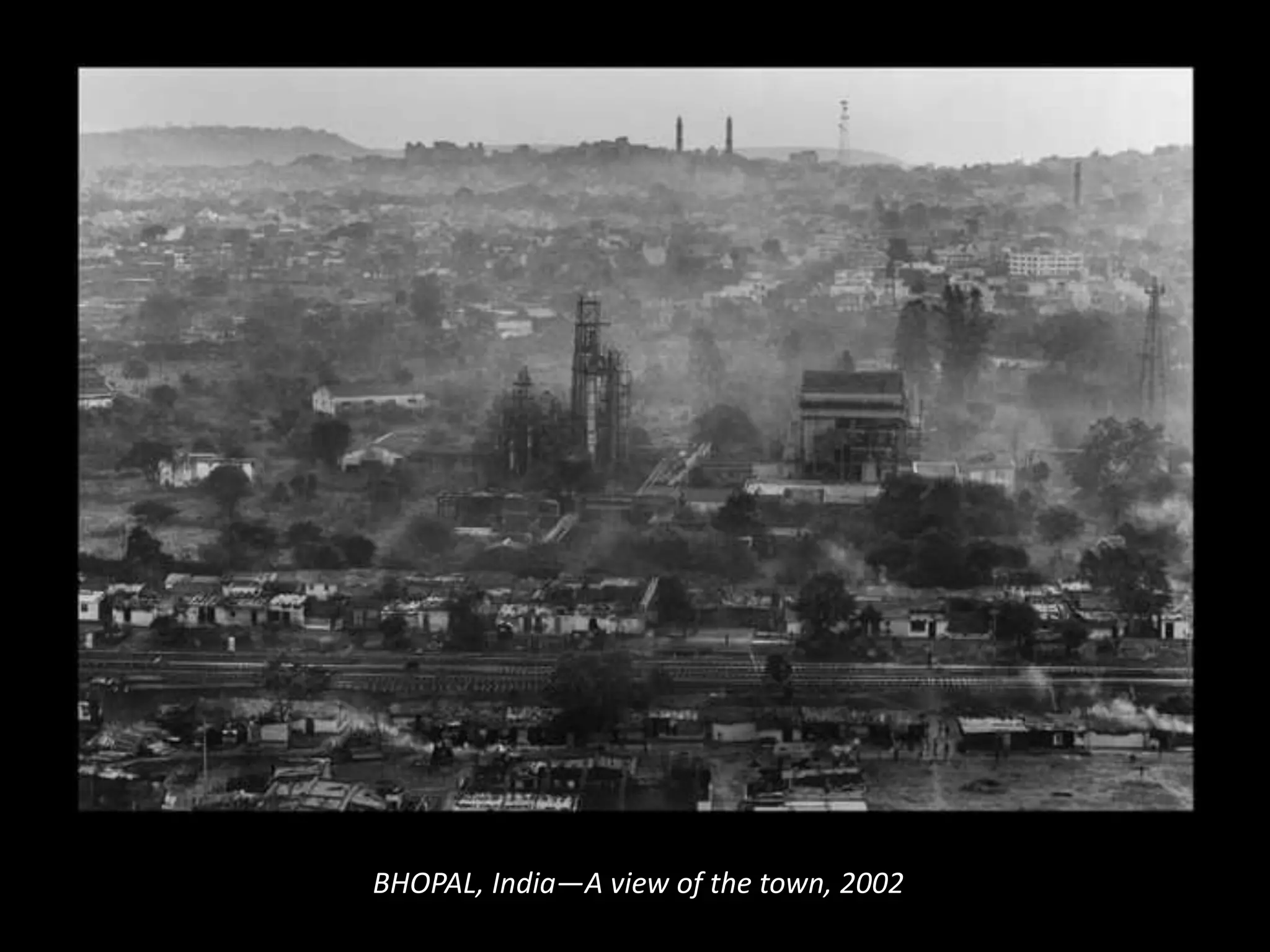 BHOPAL, India—A view of the town, 2002
