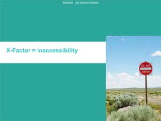 X-Factor = inaccessibility
 