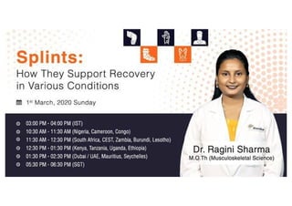 Splints | Cerebral Palsy | Occupational Therapy 