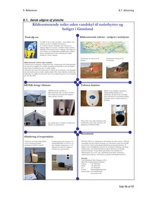 Alternative løsninger til spildevandsrensning i Grønland Kildesorterende toiletsystemer uden vandskyl