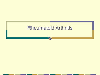 Comprehensive Overview of Rheumatoid Arthritis and Gout Management | PPTX