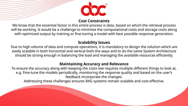 RAG Scaling Cost Efficiency - Ansi ByteCode LLP | PPTX
