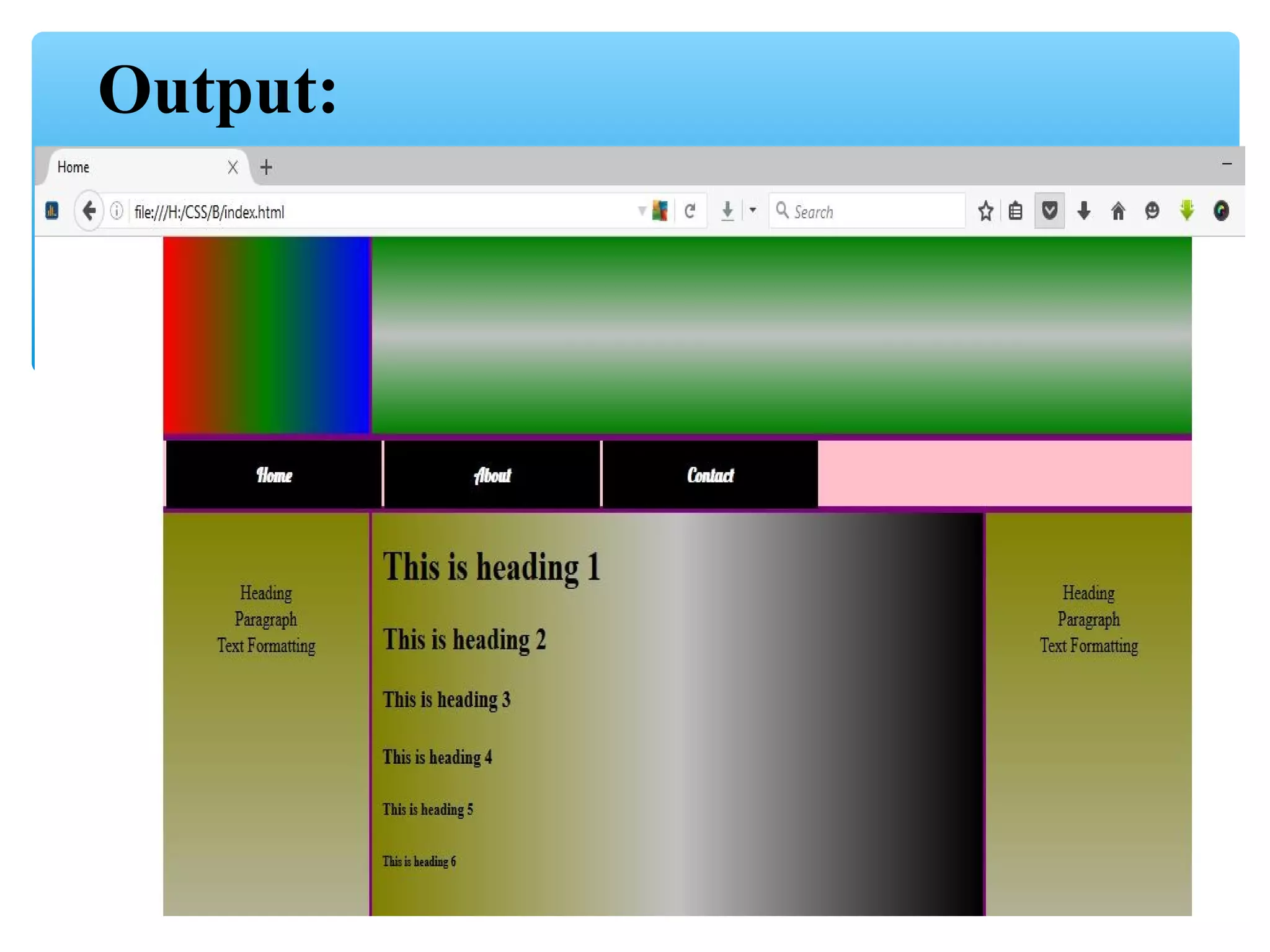 Output: