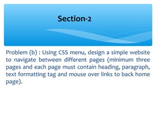 Html & Css presentation | PPT | Web Design and HTML | Internet