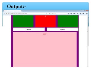 Output:-
 