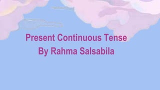 What is present
continuous tense ?
The Present continuous tense
is a verb tense indicates that
an action or condition is
h...