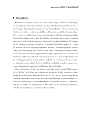 Christopher Könitz & Wolfgang Ruge   3
                                                        Rahmenanalyse als Zugang zu...