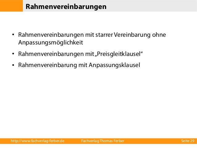 Praxisratgeber Vergaberecht - Rahmenvereinbarungen