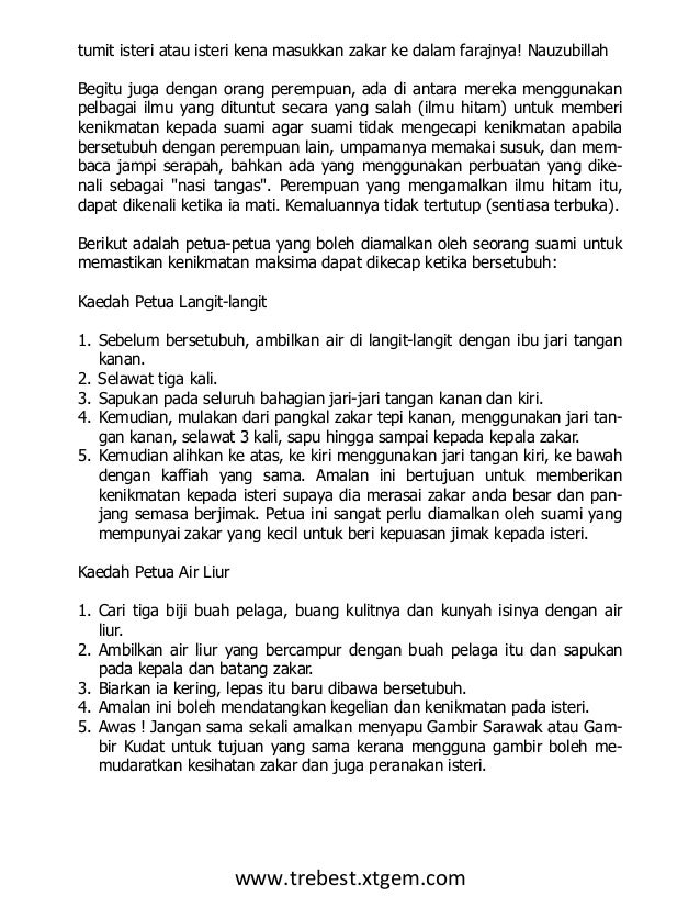 kelemahan orang memakai susuk Rahsia Nikmat Jimak Senggama Persetubuhan Seks