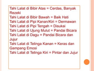 Rahsia tahi lalat | PPT