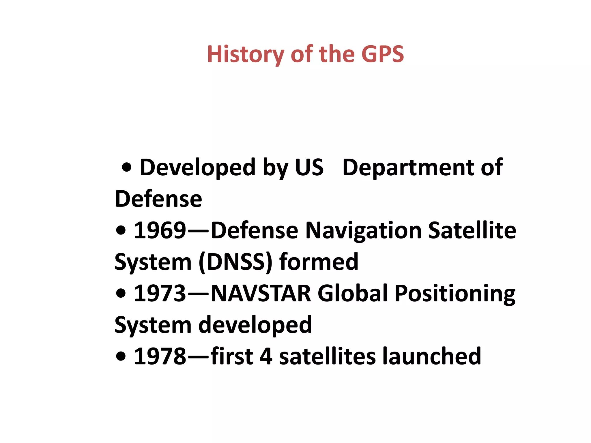 Global positioning System