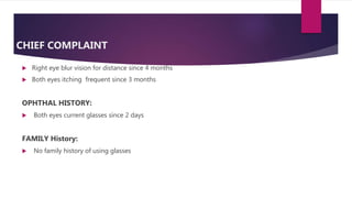 LOW VISION CASE PRESENTATION | PPTX