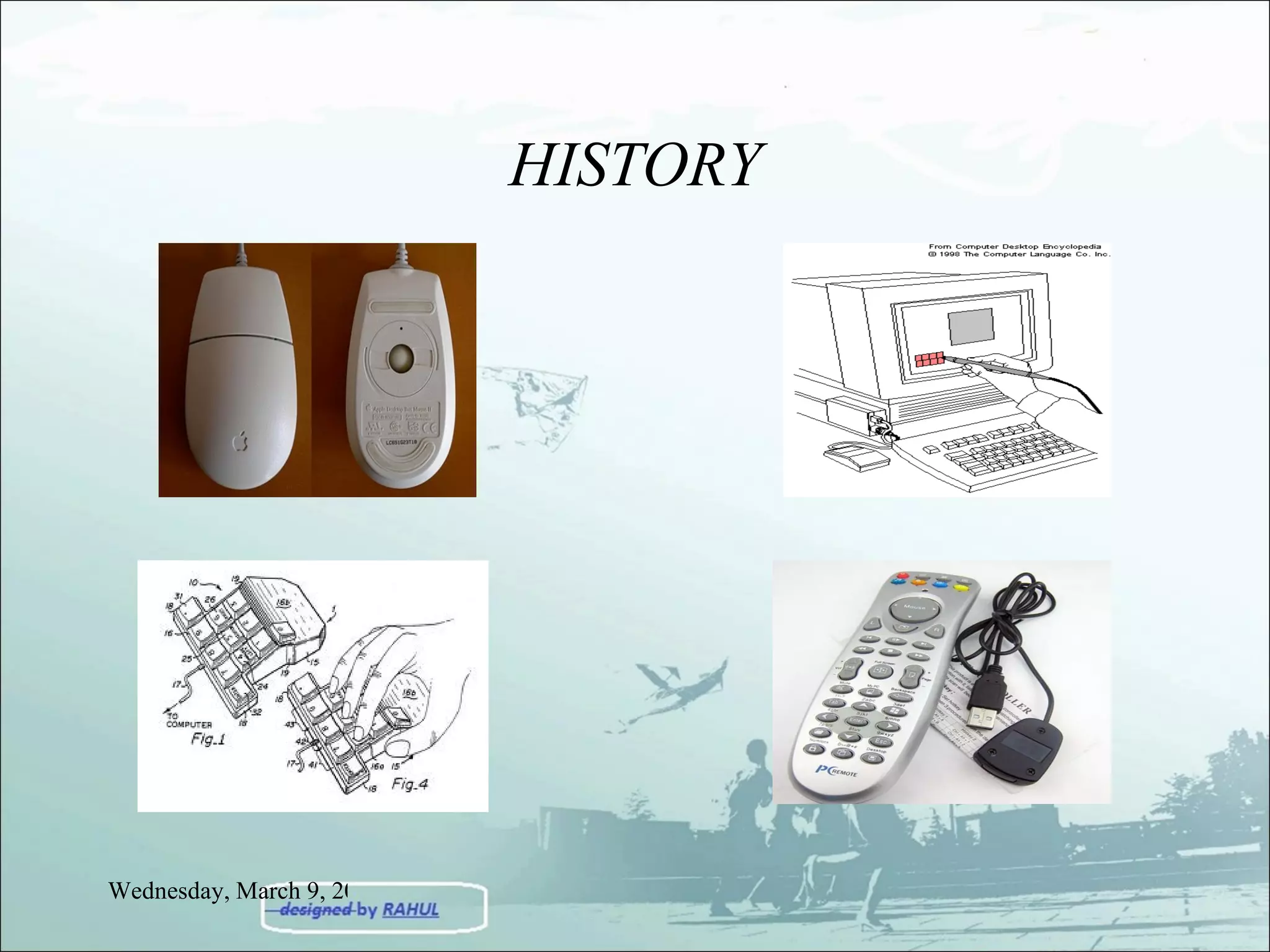 HISTORY Wednesday, March 9, 2011 