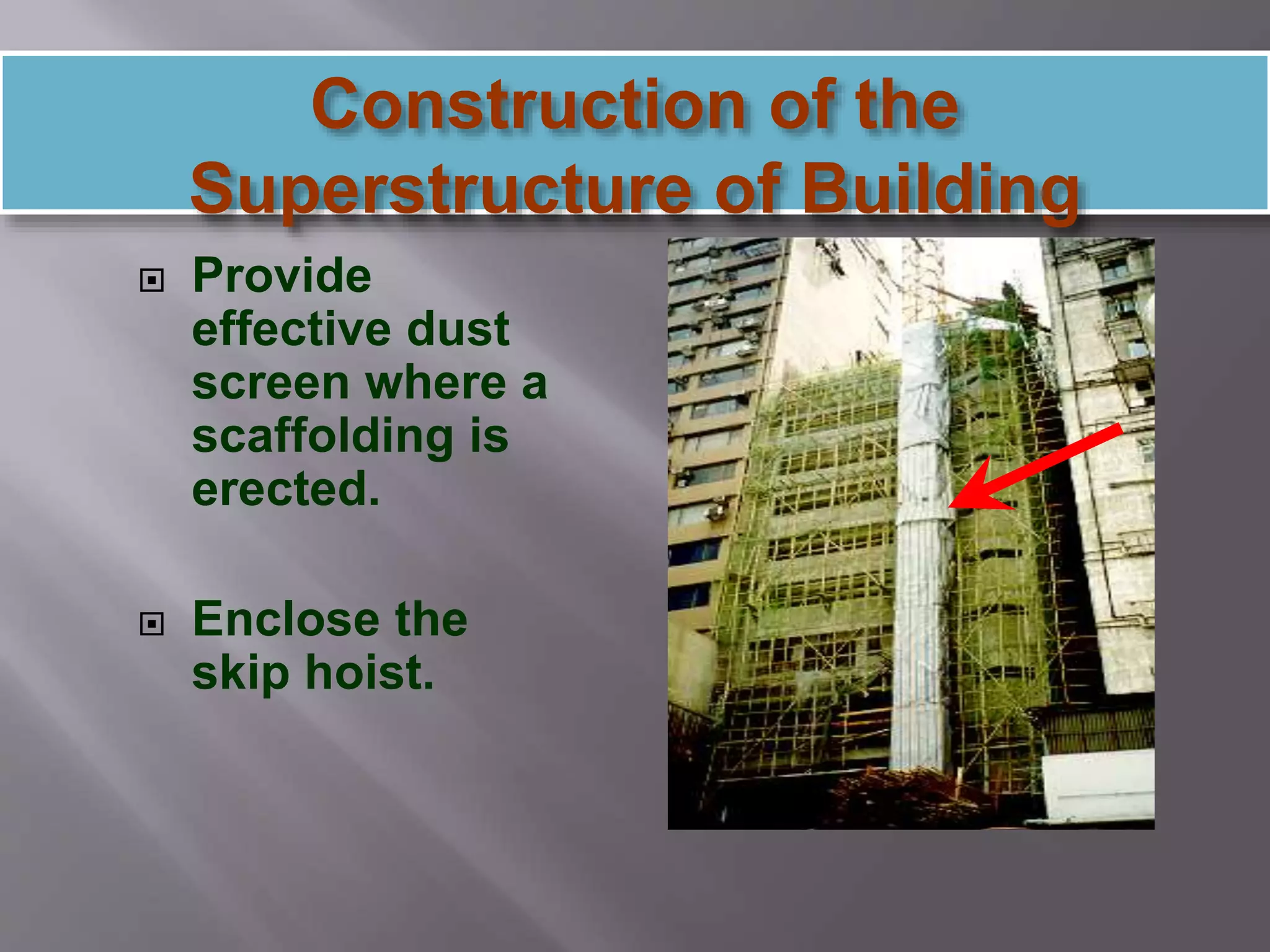 Air pollution due to construction | PPTX
