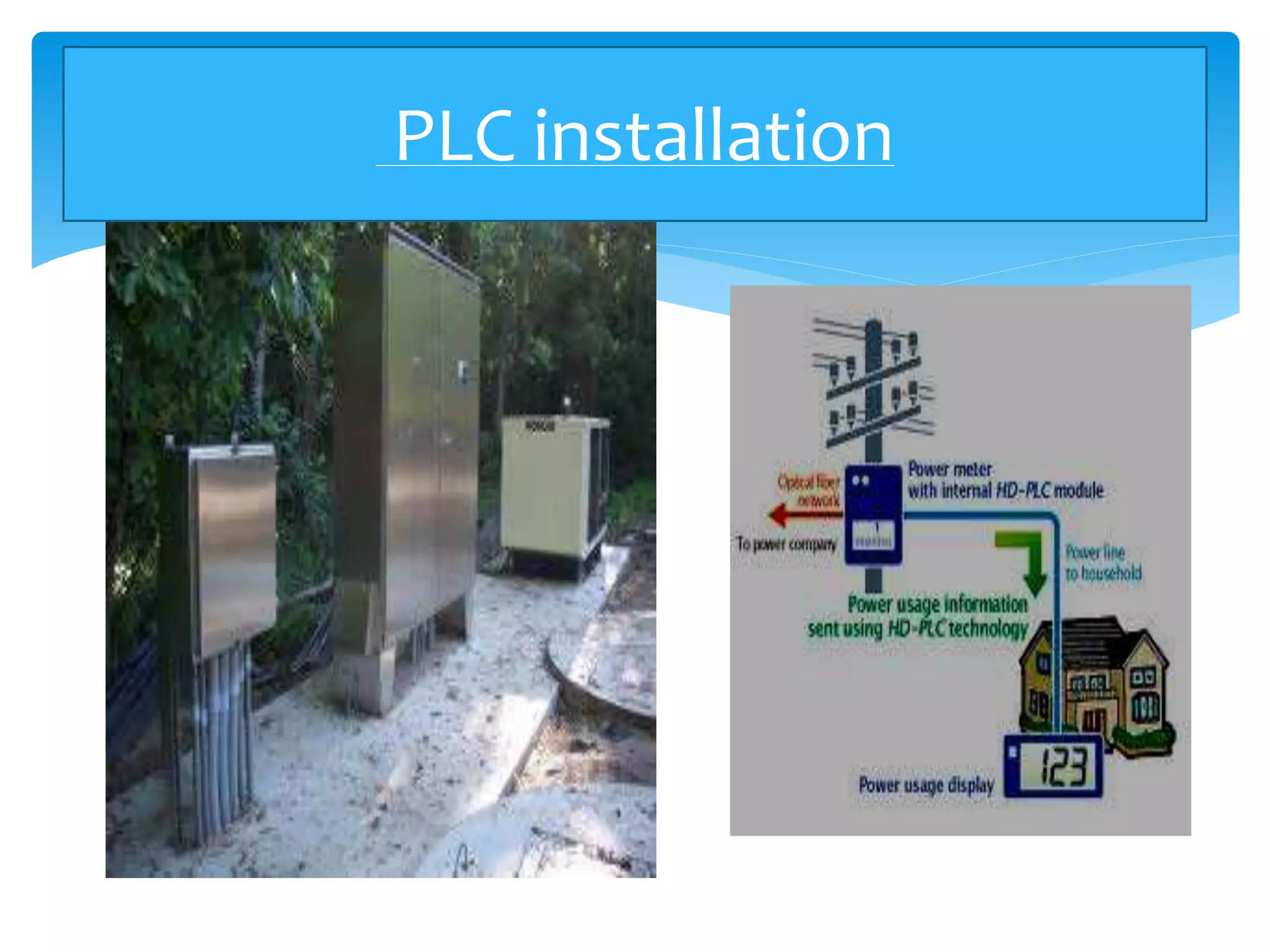 PLC installation
 
