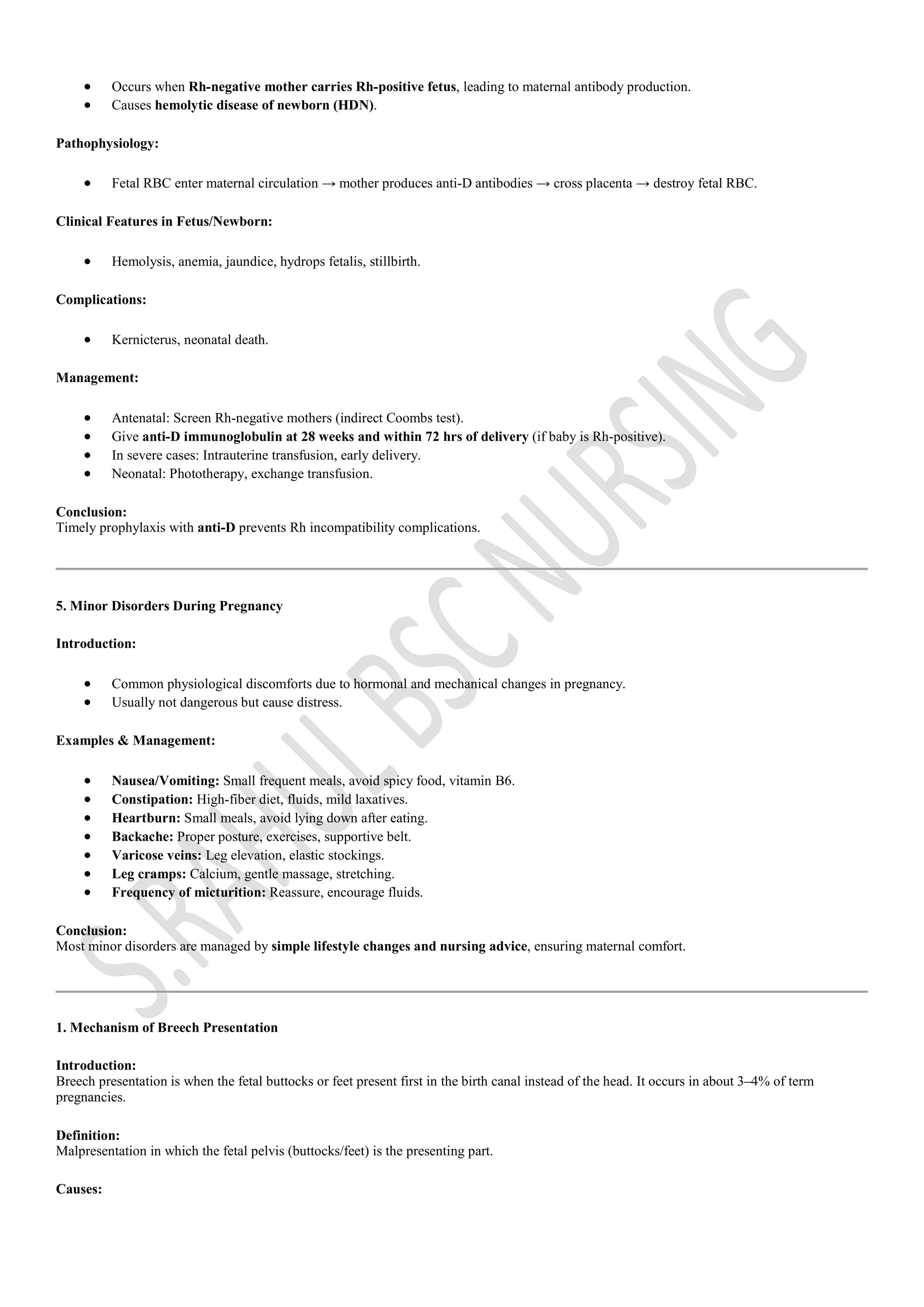 PDFVaginal Delivery of Breech Presentation